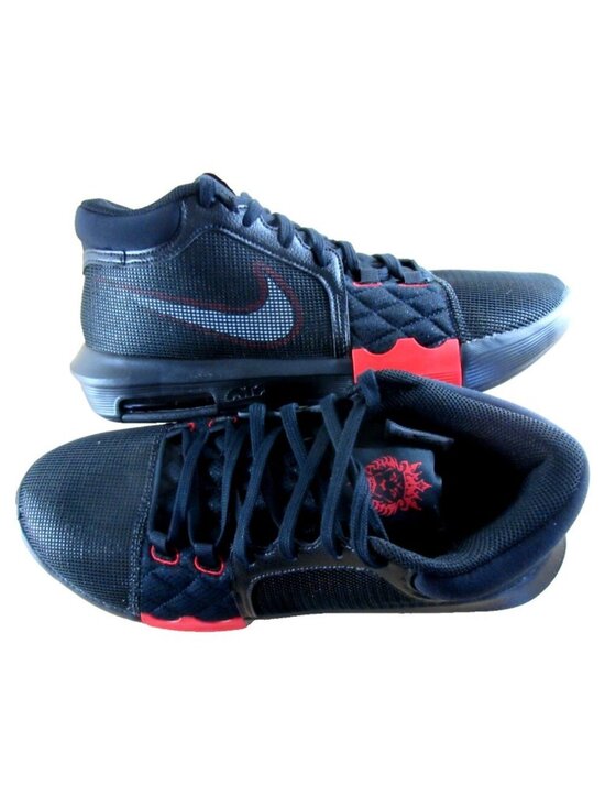 Nike Men\'s Lebron Witness VIII Basketball Shoes Black University Red Sizes NIB main image 5